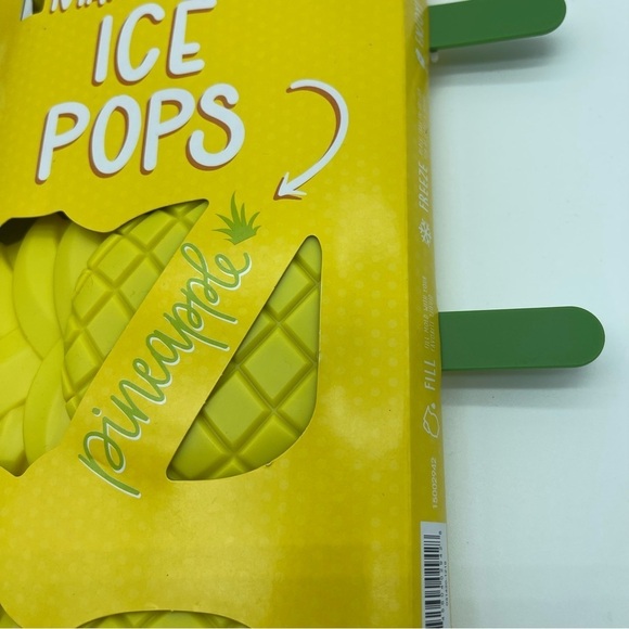 Cool Gear Make Your Own Ice Pops Pineapple Yellow Green New - Picture 6 of 6